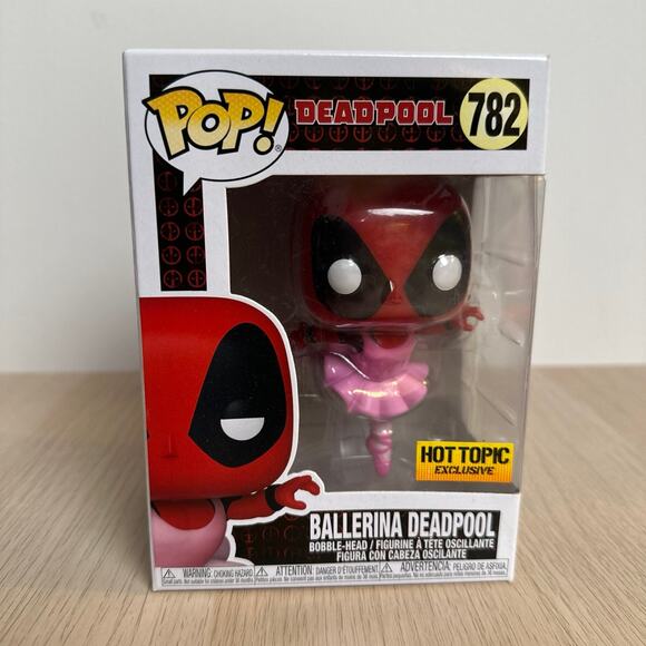 Ballerina Deadpool Funko Pop 782 - Hot Topic Exclusive NEW - Picture 1 of 5